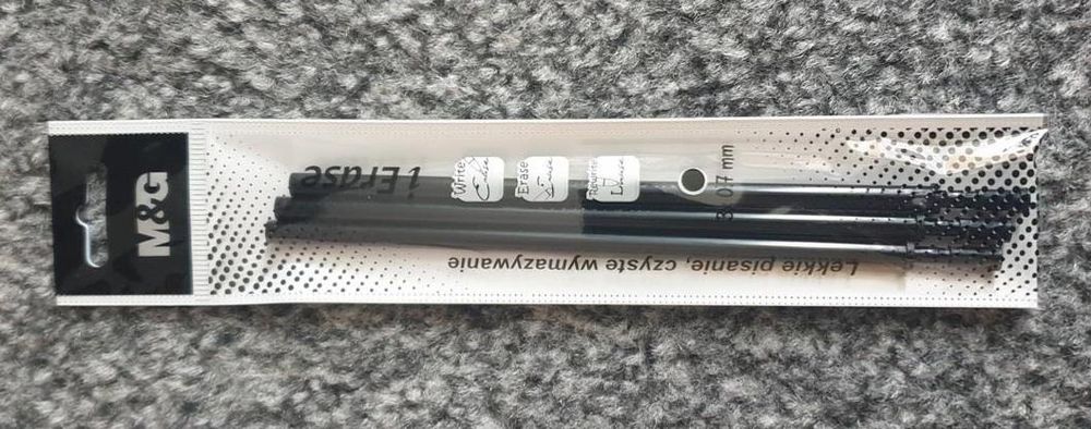 Wkłady zmywalne czarne 3-pak