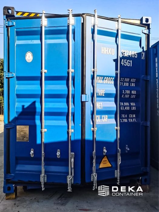 НОВИЙ 40 футовий МОРСЬКИЙ КОНТЕЙНЕР 2.9 м. 40 фт HC, 40 ft High Cube.
