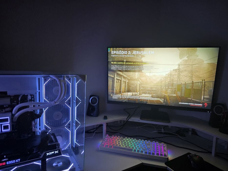 PC Gaming 4K Ryzen 5 9600X + RX6950xt 16GB vram| 16GB DDR5 | NVMe 1TB Kingston| Componentes NOVOS(maioria)