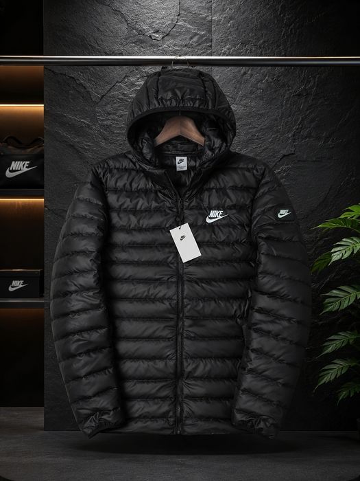 ЦЕНА ТАКОГО ОТ 3000!Мужская осенняя куртка Nike, демисезонная мужская куртка черного цвета найк