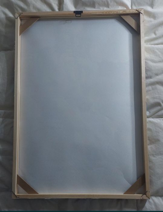 Moldura mulher abstrata Quadro impressão pintura tela tecido  45x65 cm