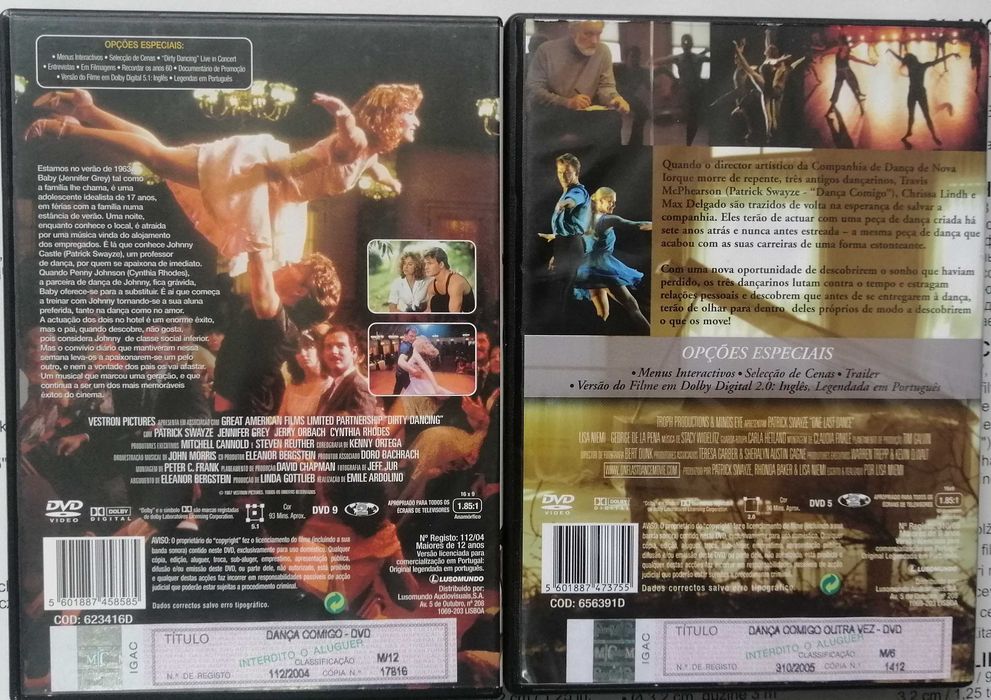 Dança comigo e Dança comigo outra vez (Raridade o conjunto)