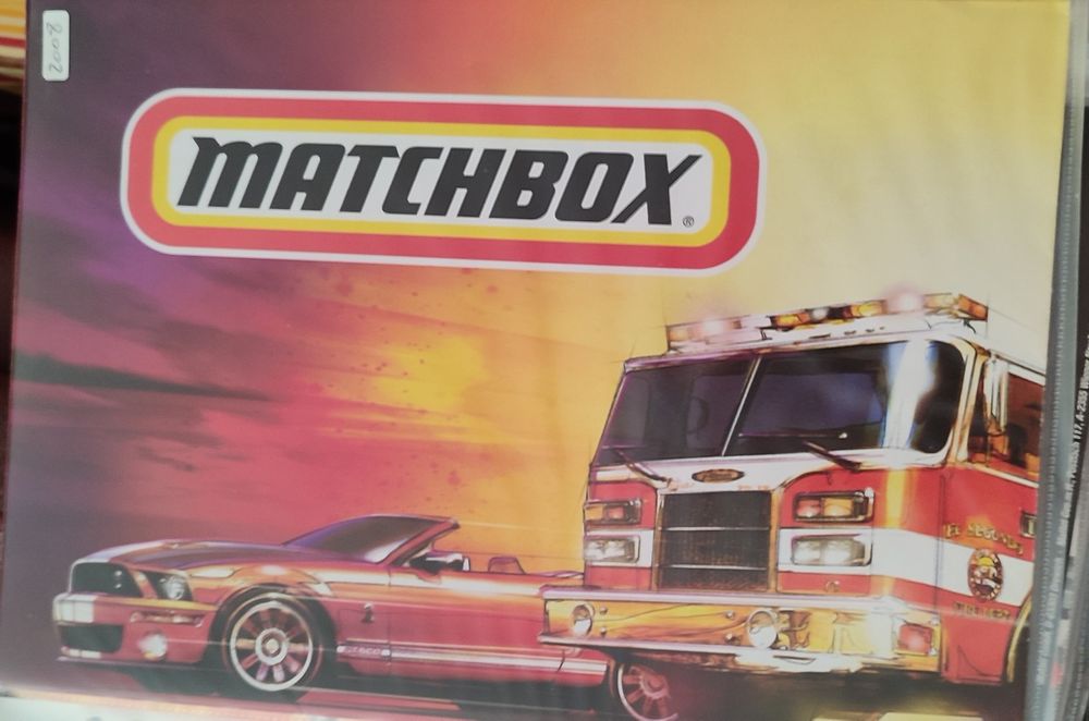 Lote catálogos/posters Matchbox de 2001 a 2010