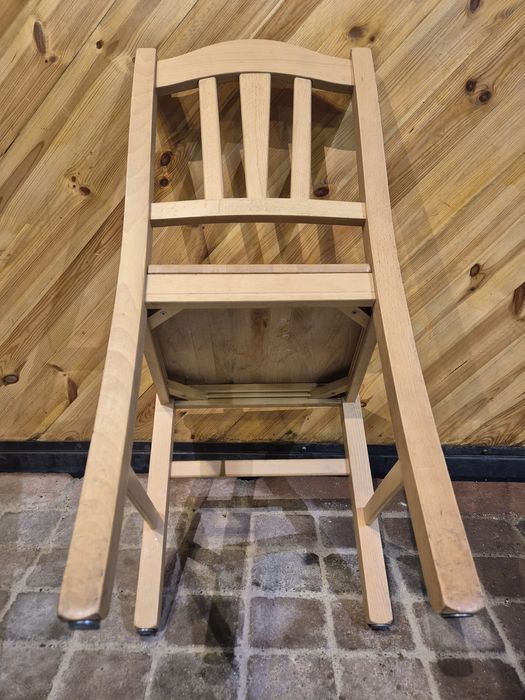 36x Krzesło drewniane jasne  solidne | Bistro | Cafe | Gastro | Dom