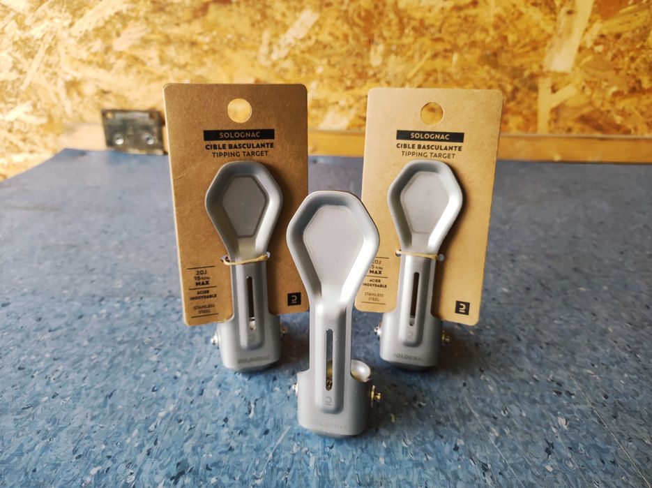 Cele strzeleckie 3 szt reaktywne NOWE tarcza stalowa gong do wiatrówek