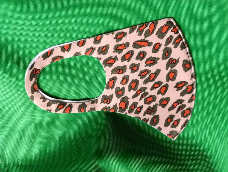 Маска питта с принтом леопард многоразовая, новая