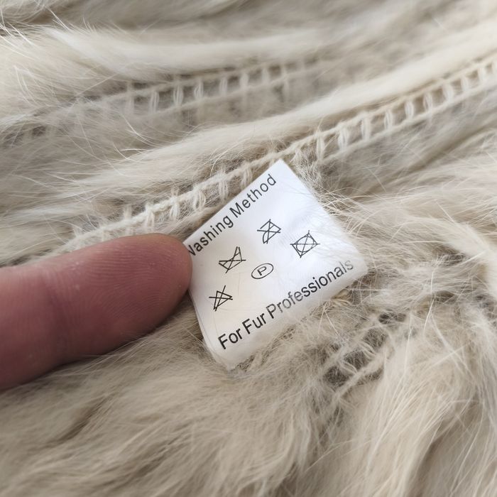 Colete de Pele Natural – Coelho & Guaxinim (L/XL)