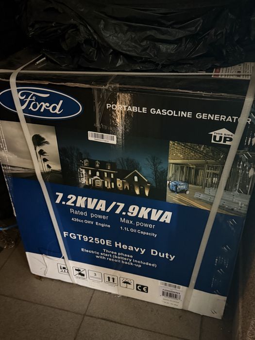 Бензо Генератор  3 фази, FORD POWER FGT 9250 E 7,9 КВТ