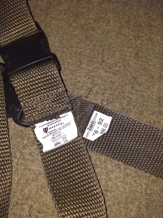 Pasek wojskowy do spodni,WP,MASKPOL,militaria,demobil,olive