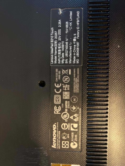 Laptop Lenovo IdeaPad S210 Touch (Ekran - dotykowy).