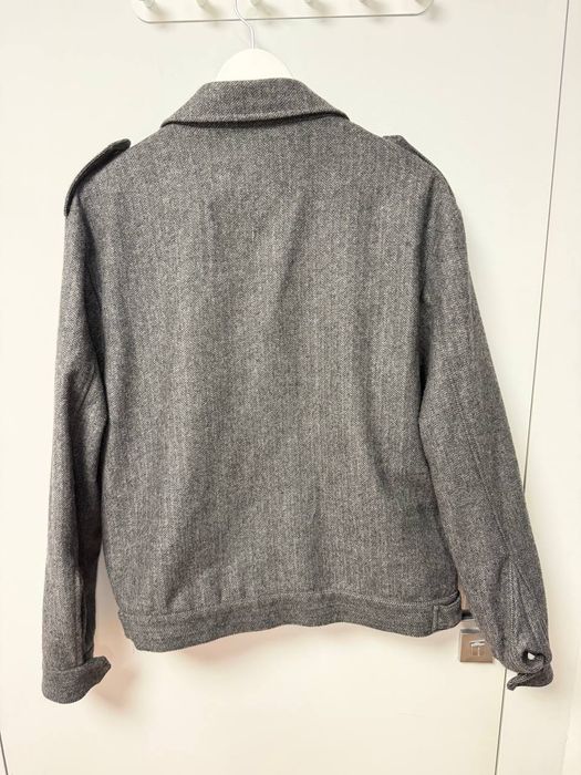 Męska kurtka ASOS półwełniana szara