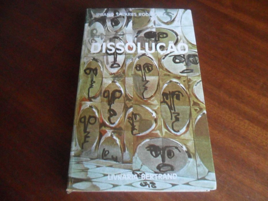 "DISSOLUÇÃO" de Urbano Tavares Rodrigues - 1ª Edição de 1974