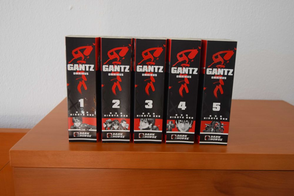 Manga Gantz Omnibus Volumes 1-5 (ENG)