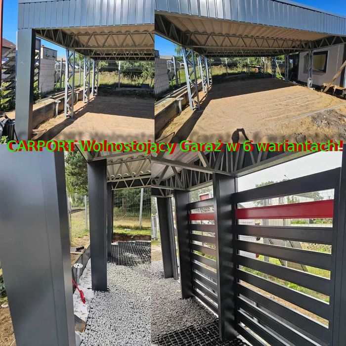 Wiata Samochodowa Garaż CarPort Na dwa auta