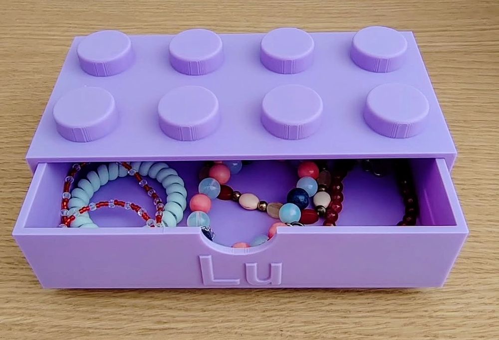 Caixas Lego para organização 3D