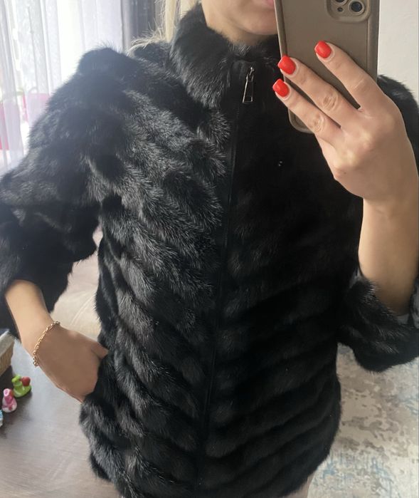 Полушубок норка натуральна нова