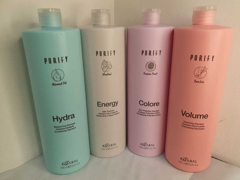 1000мл шампунь для волос KaaraL Purify Hydra Energy Colore Volume