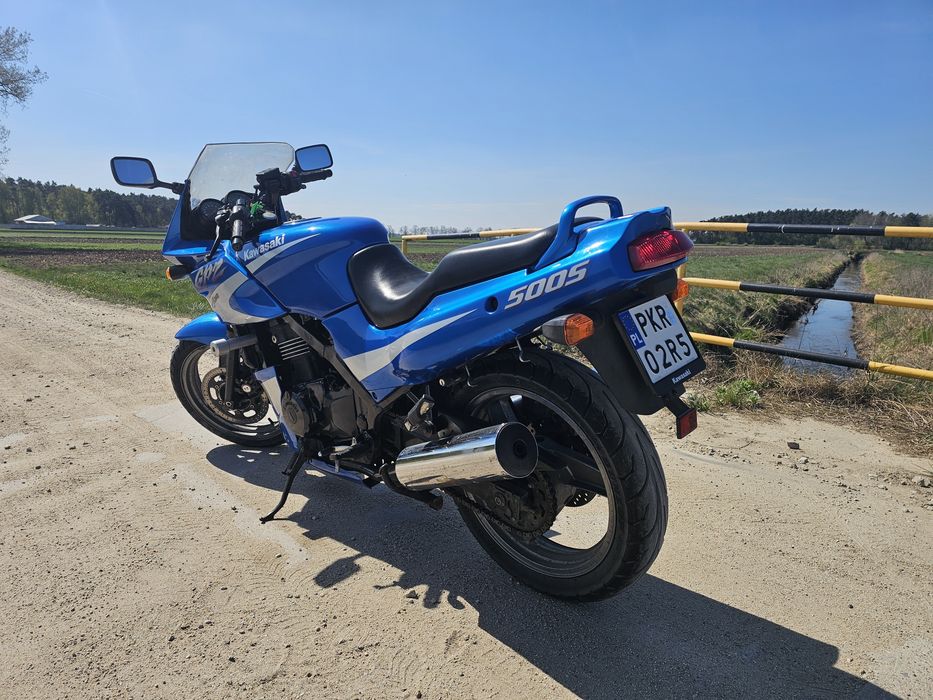 Kawasaki GPZ500 zarejestrowany
