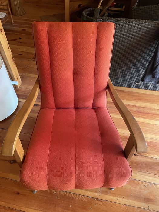 Kultowy fotel PRL ,komfortowy