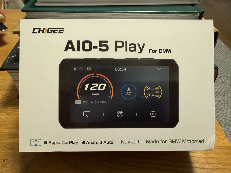Chigee AIO-5 Play BMW – Nawigacja motocyklowa | Stan idealny