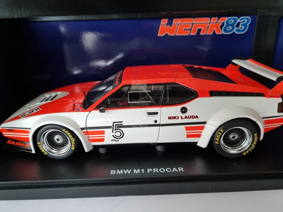 BMW M1 Procar #5 M1 ProCar Series winner 1979 Niki Lauda WERK83 1:18