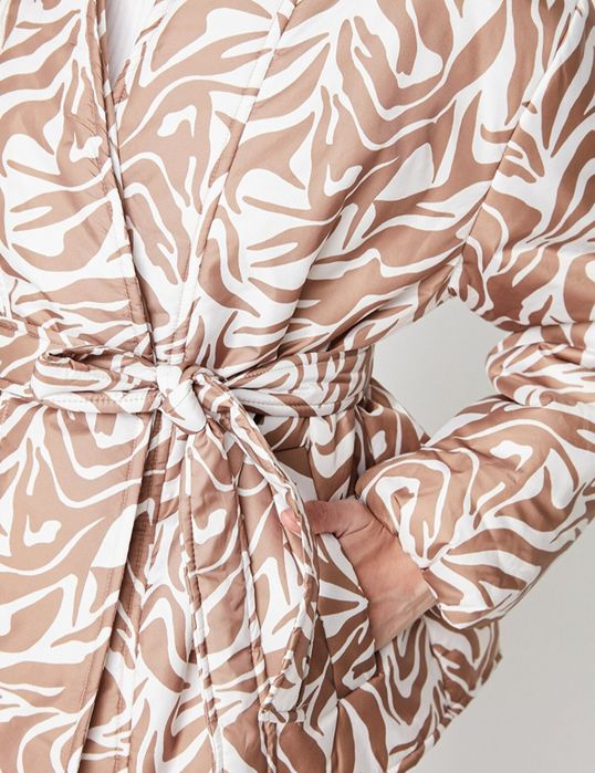 Зимова куртка-кімоно