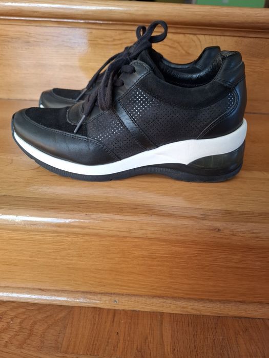 Sneakersy buty sportowe, skóra Lasocki 38