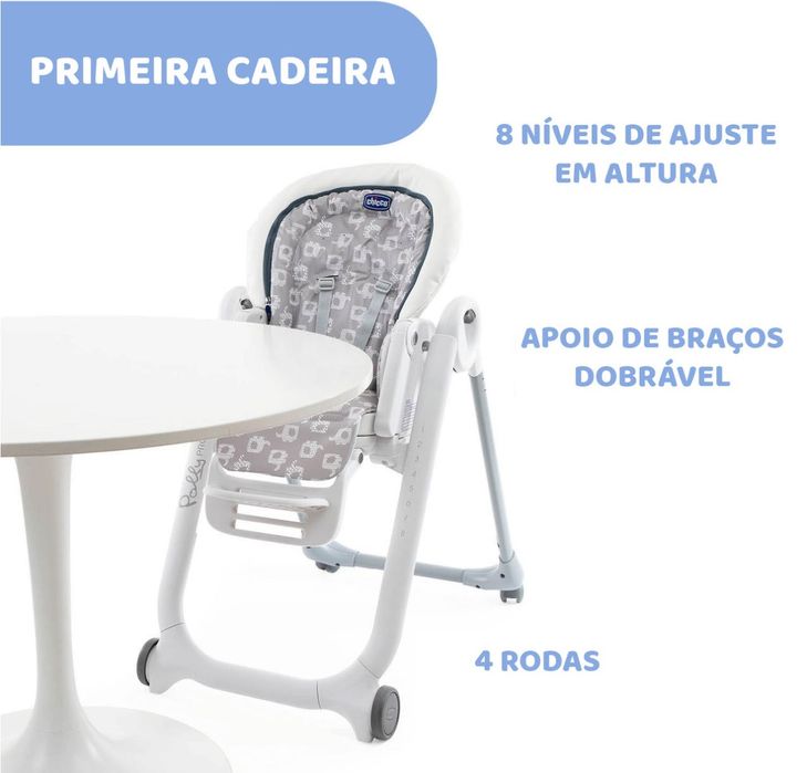 Cadeira da Papa Polly Progres5 Chicco
