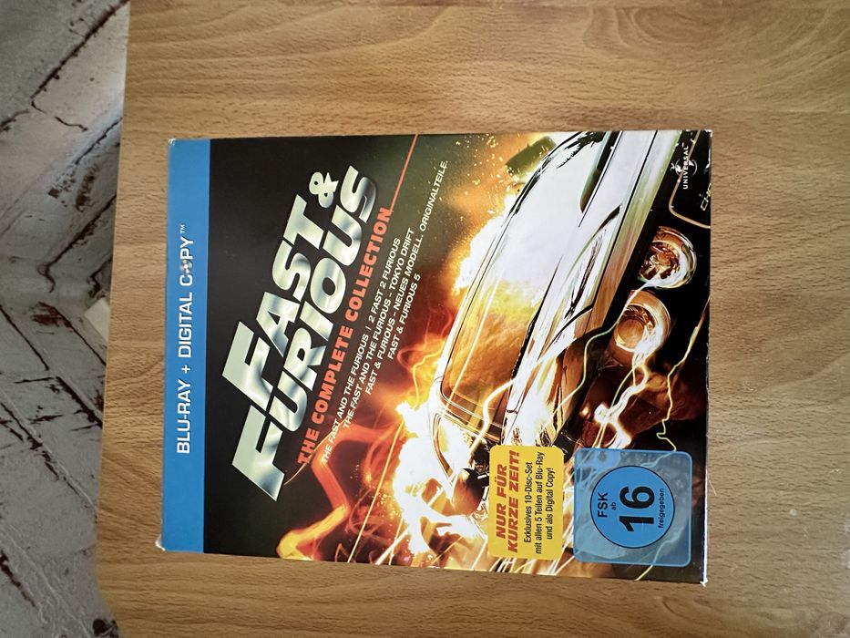 Blu-ray Fast & Furious 1-5 (Форсаж)
