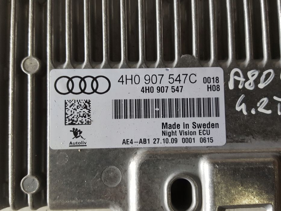 Audi A8 D4 4H 09-13R Moduł Sterownik Night Vision