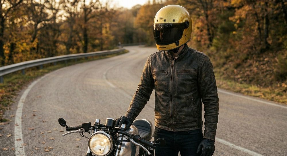 Kask motocyklowy Bell Bullitt r. M Golden Flake
