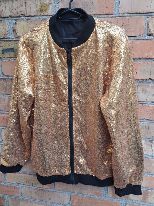 Кофтинка з пайєтками,золото.