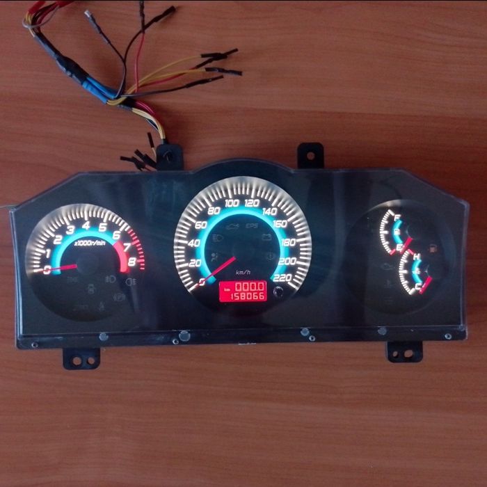 Пересвет приборной панели