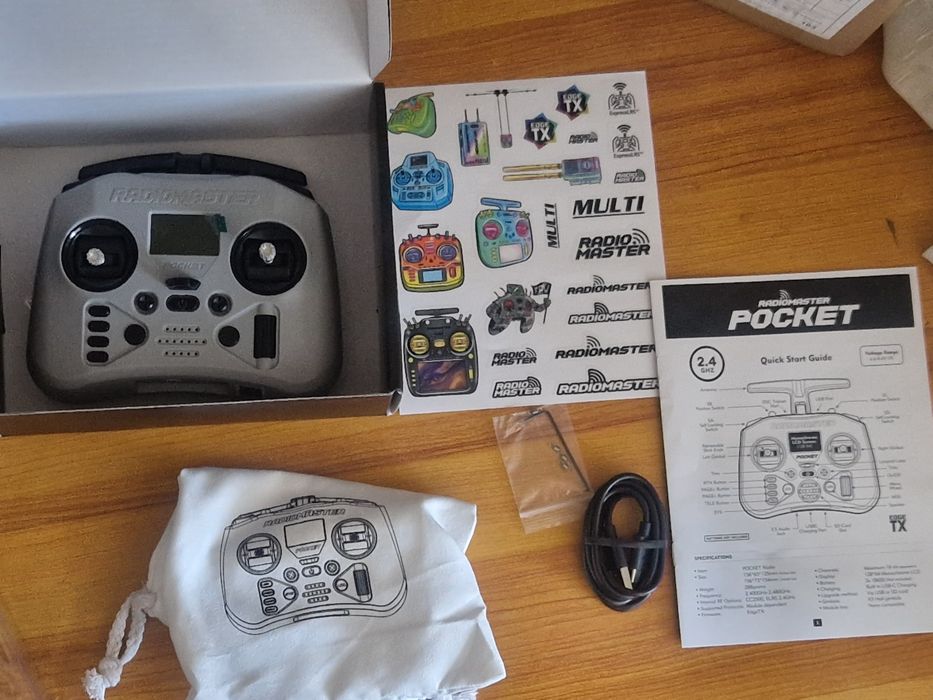 НОВИЙ ! RadioMaster Pocket ELRS  2,4ггц, Апаратура / Пульт для Fpv