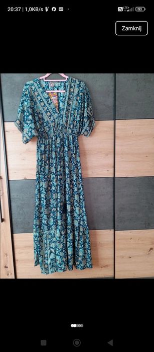Nowa sukienka marki moda Ibiza długa Boho uniwersalna