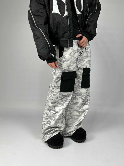 Штани сірі камо камуфляж camo pants archive архив кастом штаны джинсы