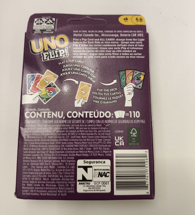 Jogo de cartas - Uno Flip