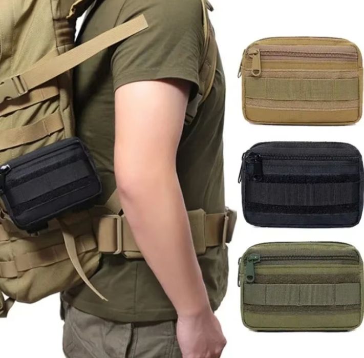 Bolsa estilo militar cinto preto