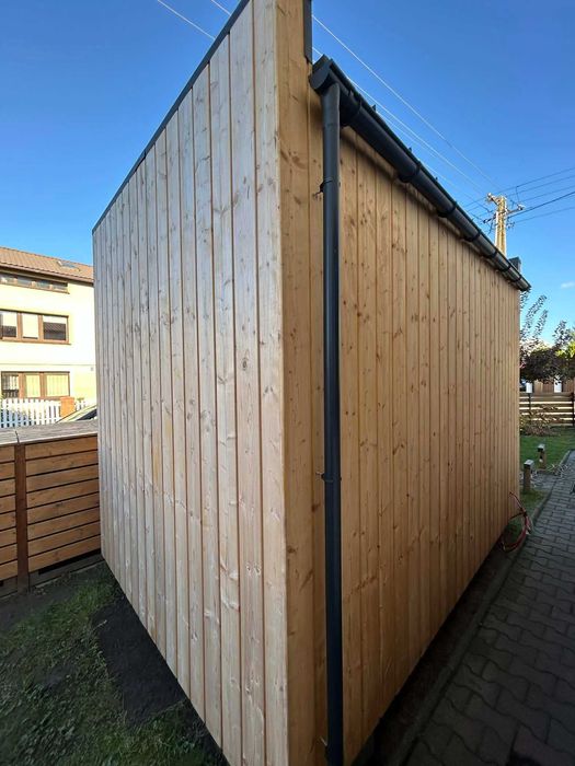nowoczesna sauna ogrodowa