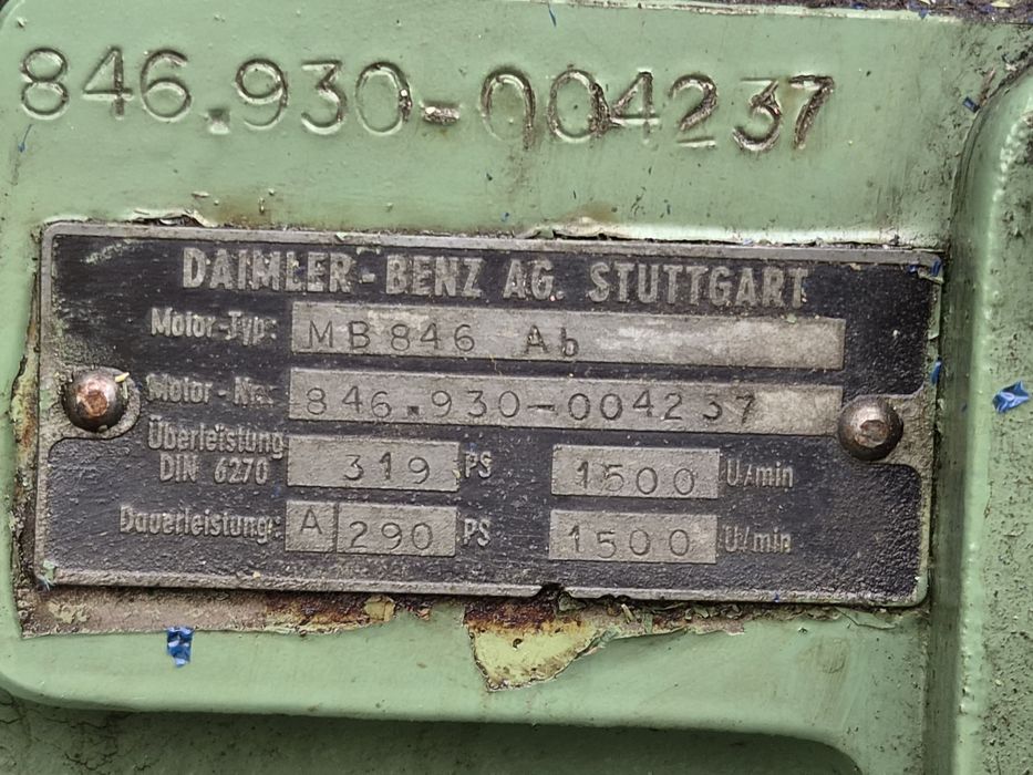 Agregat prądotwórczy 250 kVA / 200 kW – Mercedes Daimler-Benz MB 846 Ab 20.2L TURBO