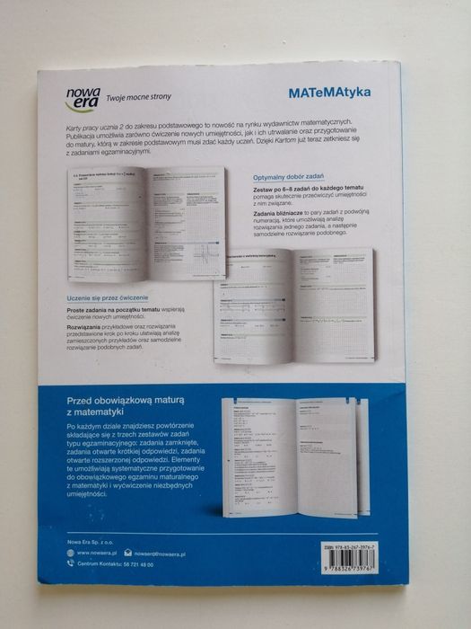 Karty pracy ucznia Matematyka 2