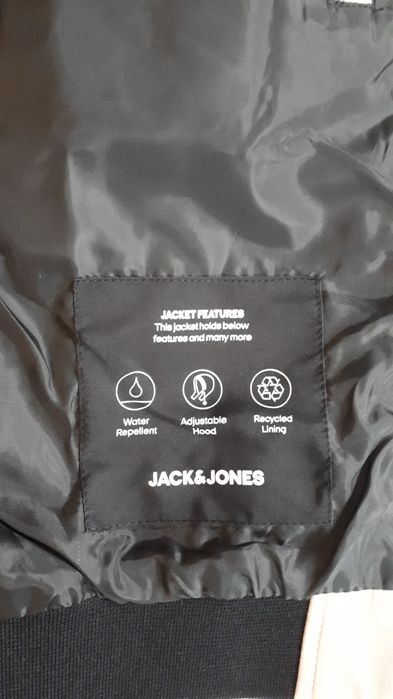 Kurtka męska przejściowa wodoodporna beżowa Jack&Jones L
