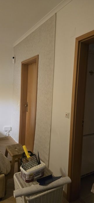 Aplicação  de papel de parede