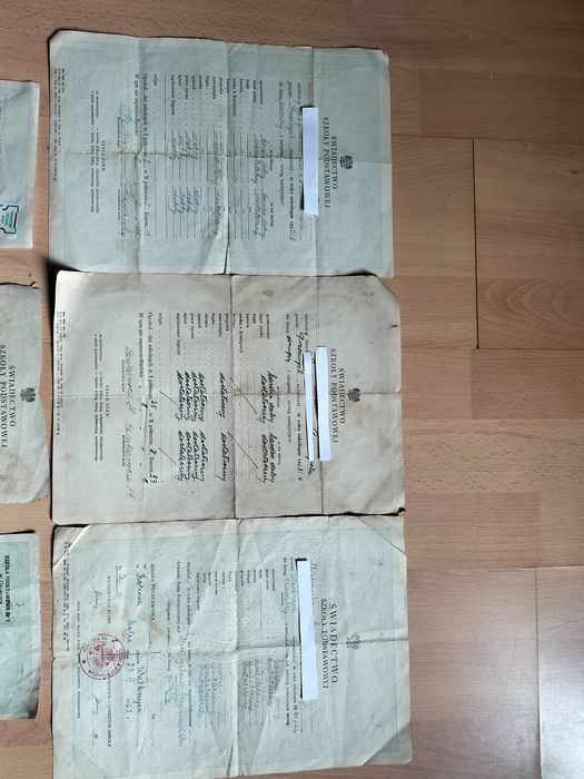 Dokumentacja szkolna PRL