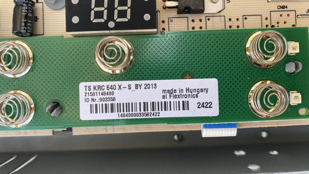 Placa de control whirlpool krc 640 - placa vitricerâmica