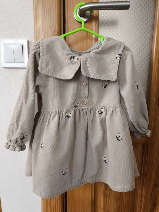 Вельветове плаття Zara 86/80см