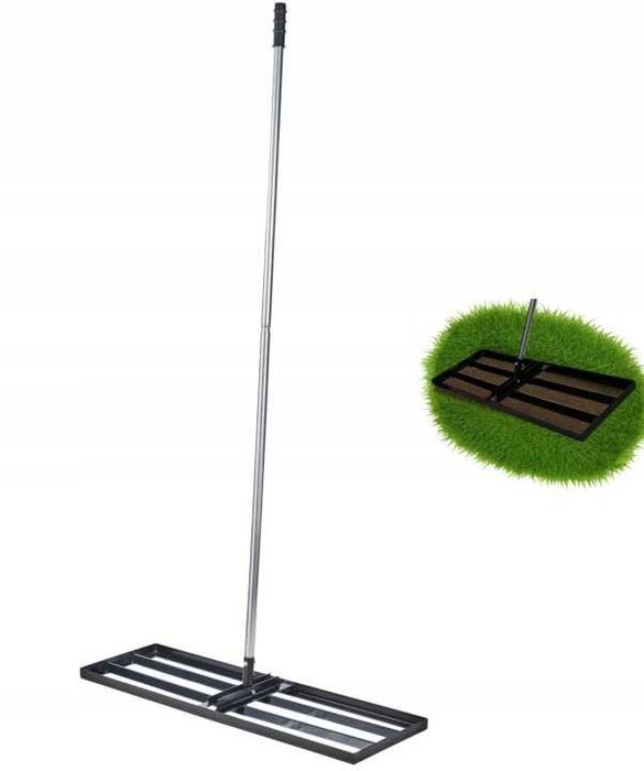 Niwelator ręczny do trawy trawnika równania ziemi 90x30 trzon WYSYŁKA