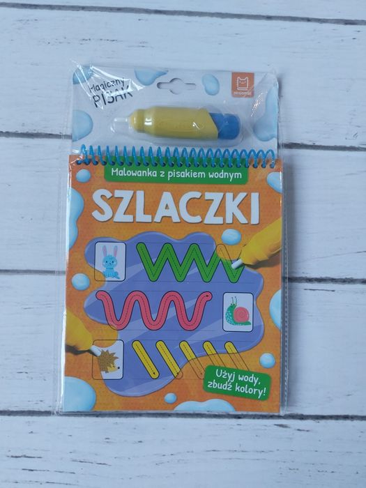 Kolorowanka wodna z pisakiem Szlaczki 4+ Aksjomat nowa prezent