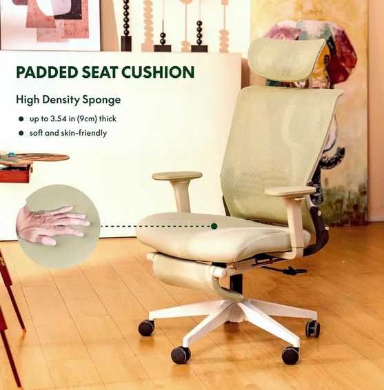 FLEXISPOT OS1G Ergonomiczne Krzesło Biurowe Składane