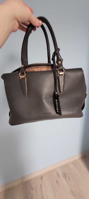 Torebka Puccini, ciemnoszara torebka!